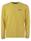 PATAGONIA PATAGONIA T SHIRT WITH LOGO LONG SLEEVES