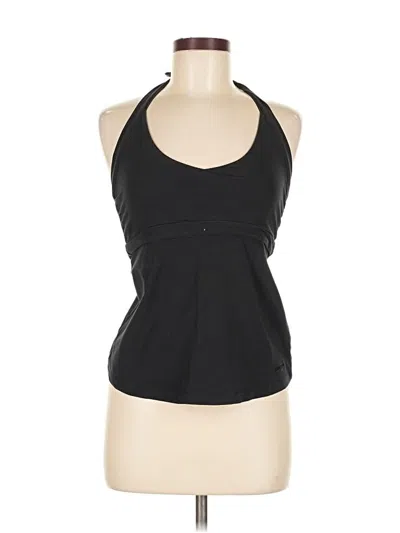Pre-owned Patagonia Tank Top Black Halter Neckline Tops