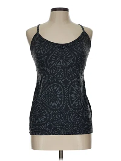 Pre-owned Patagonia Tank Top Black Halter Neckline Tops