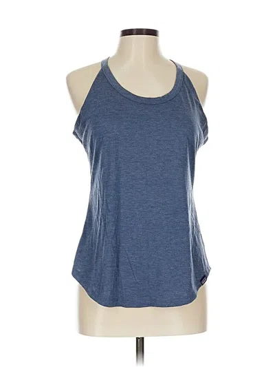 Pre-owned Patagonia Tank Top Blue Halter Neckline Tops