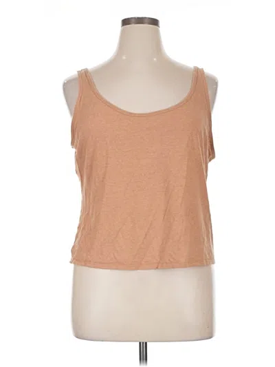 Pre-owned Patagonia Tank Top Brown Strapless Neckline Tops