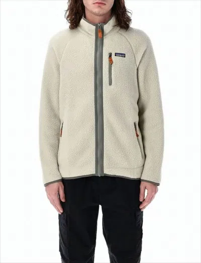 PATAGONIA TEXTURED FLEECE JACKET WITH HIGH COLLAR