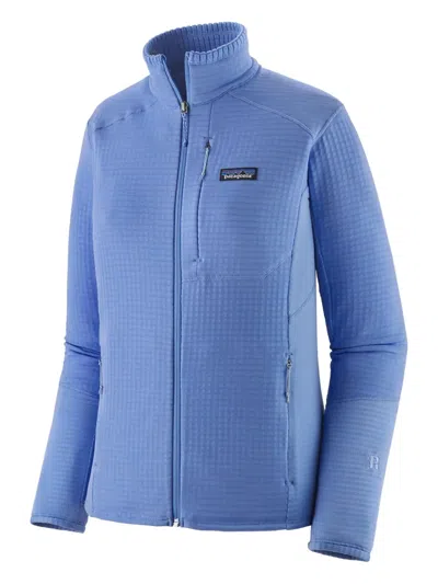 Patagonia Textured Zip-up Jacket In Blue