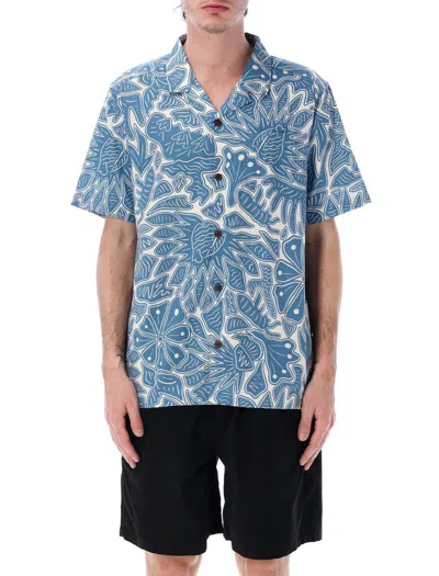 Patagonia Tidal Threads Camp Shirt In Still Blue