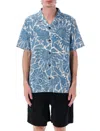 Patagonia Camp Shirt Tidal Threads In Still Blue