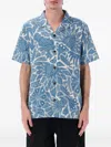 Patagonia Camp Shirt Tidal Threads In Blue