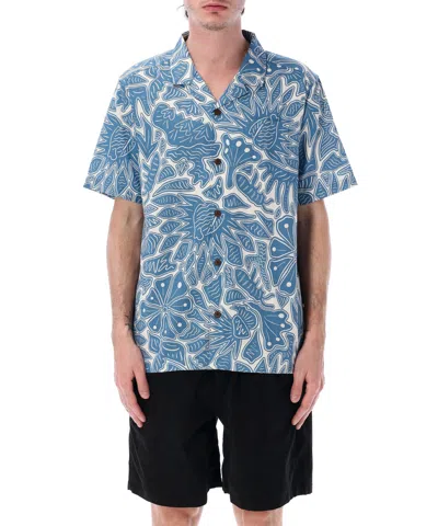 Patagonia Tidal Threads Short Sleeve Shirt In Blue