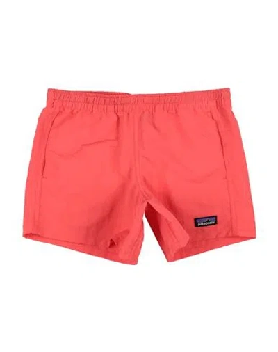 Patagonia Babies'  Toddler Boy Shorts & Bermuda Shorts Coral Size 5 Nylon In Orange