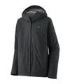 Patagonia Minimalist Grey Jacket With Adjustable Cuffs And Hood In Gray