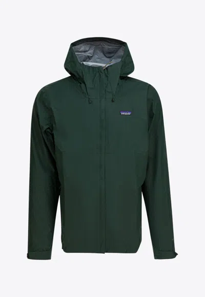 Patagonia Torrentshell 3l Rain Hooded Jacket In Green