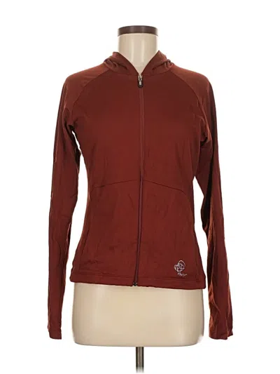 Pre-owned Patagonia Track Jacket In Burgundy