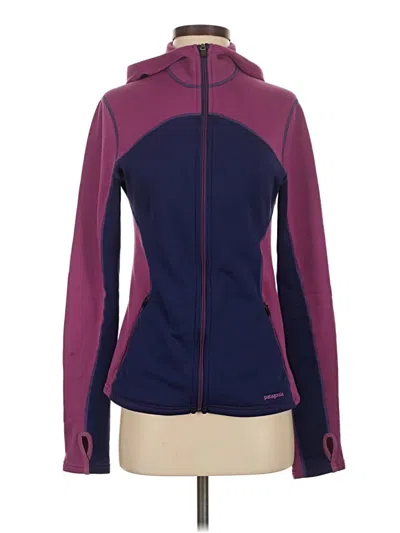 Pre-owned Patagonia Track Jacket In Purple