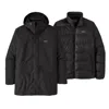 Patagonia Tres 3-in-1 Reversible Parka In Black