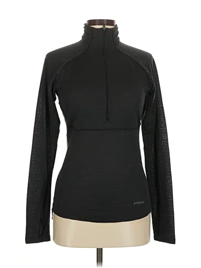 Pre-owned Patagonia Turtleneck Sweater In Black