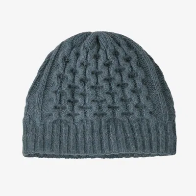 Patagonia Unisex Coastal Cable Beanie In Utility Blue