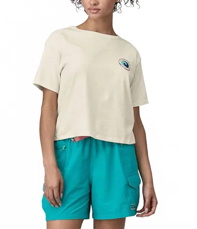 Patagonia Unity Fitz Easy Cut Responsibili-tee In Birch White In Multi