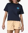 Patagonia Unity Fitz Easy Cut Responsibili-tee In New Navy In Blue
