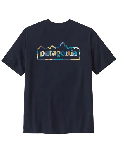 Patagonia Unity Fitz Responsibili Tee In Blue