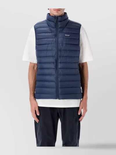 Patagonia Urban Outdoor Down Insulated Vest In Blue