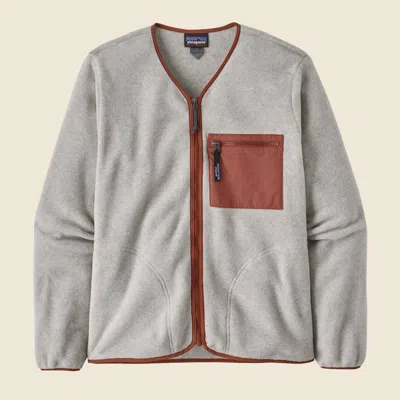 Patagonia Used Synchilla® Cardigan In Oatmeal Heather In Gray