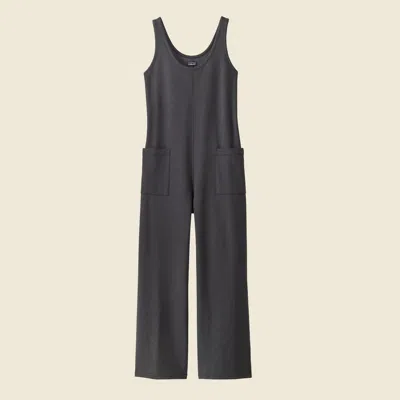 Patagonia Used Women's Ahnya Jumpsuit In Ink Black In Gray