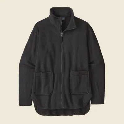 Patagonia Used Women's Better Sweater® Oversized Coat In Black