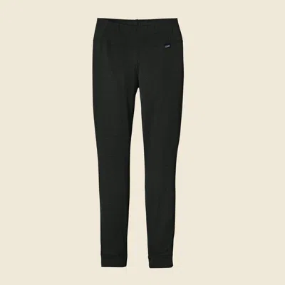 Patagonia Used Women's Capilene® Thermal Weight Bottoms In Black