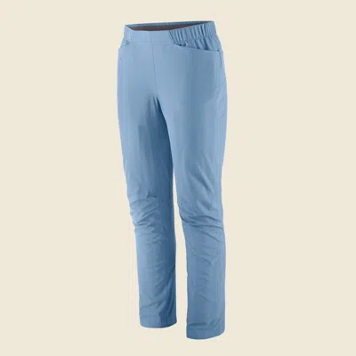 Patagonia Used Women's Chambeau Rock Pants In Light Plume Grey In Blue