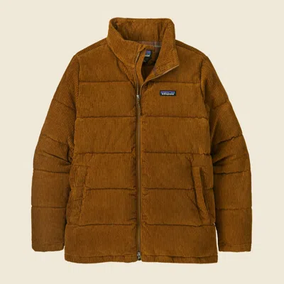 Patagonia Used Women's Cord Fjord Coat In Shelter Brown
