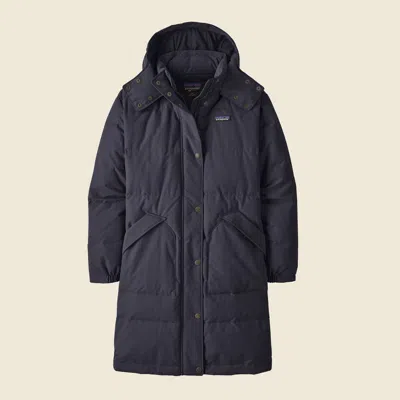 Patagonia Used Women's Downdrift Parka In Sunken Blue