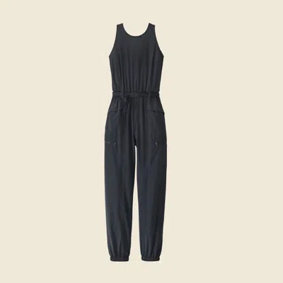 Patagonia Used Women's Fleetwith Belted Jumpsuit In Black