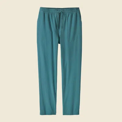 Patagonia Used Women's Fleetwith Pants In Wetland Blue