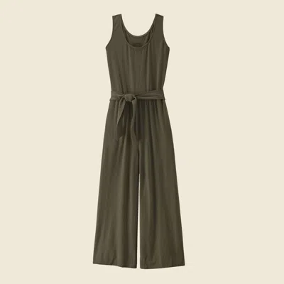 Patagonia Used Women's Kamala Jumpsuit In Basin Green