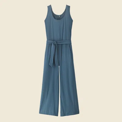 Patagonia Used Women's Kamala Jumpsuit In Utility Blue