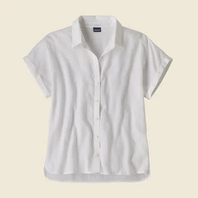 Patagonia Used Women's Lightweight A/c® Shirt In White