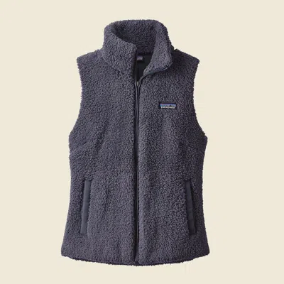 Patagonia Used Women's Los Gatos Vest In Smolder Blue In Gray