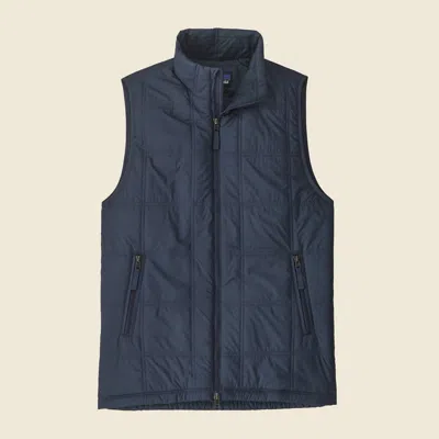 Patagonia Used Women's Lost Canyon Vest In Pitch Blue W/pitch Blue