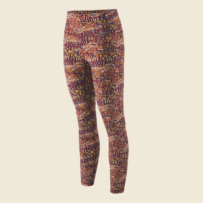 Patagonia Used Women's Maipo 7/8 Tights In Night Plum In Multi