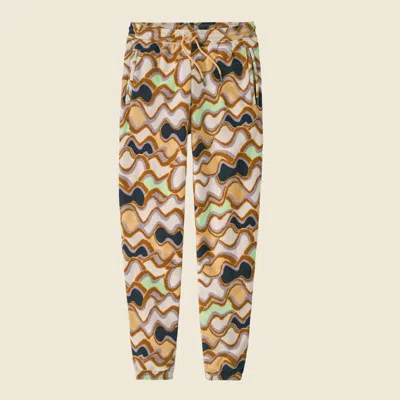 Patagonia Used Women's Micro D® Joggers In Natural In Multi