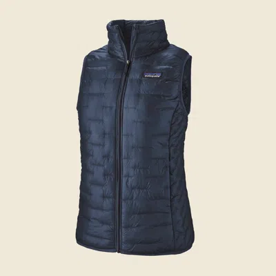Patagonia Used Women's Micro Puff® Vest In Classic Navy In Blue