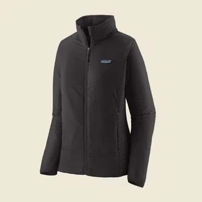 Patagonia Used Women's Nano-air® Light Hybrid Jacket In Black In Animal Print