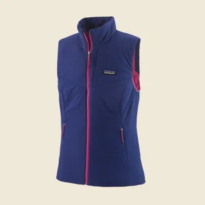 Patagonia Used Women's Nano-air® Vest In Sound Blue