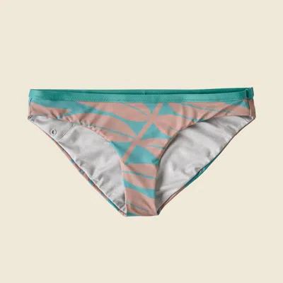Patagonia Used Women's Nanogrip Bottoms In Light Beryl Green In Multi