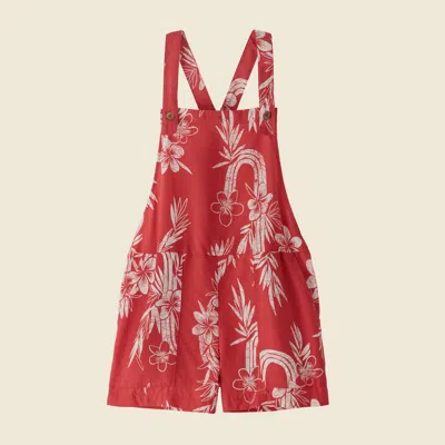 Patagonia Used Women's Pataloha™ Romper In Sumac Red In Brown