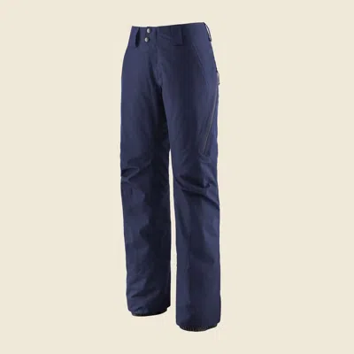 Patagonia Used Women's Powder Bowl Pants - Regular In Classic Navy In Blue