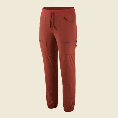 Patagonia Used Women's Quandary Joggers In Mangrove Red