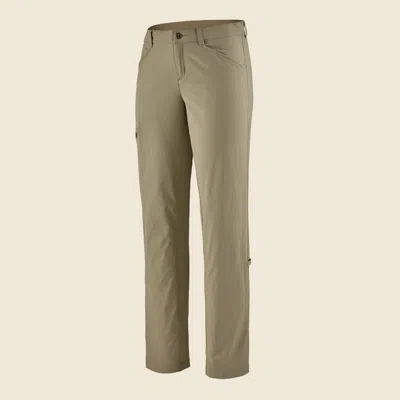 Patagonia Used Women's Quandary Pants - Regular In Shale In Green