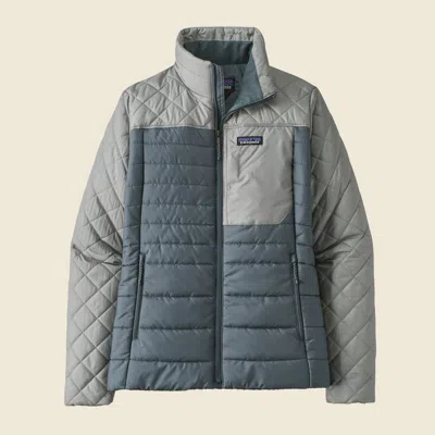 Patagonia Used Women's Radalie Jacket In Nouveau Green In Gray