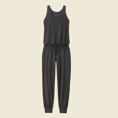 Patagonia Used Women's Seabrook Jumpsuit In Ink Black