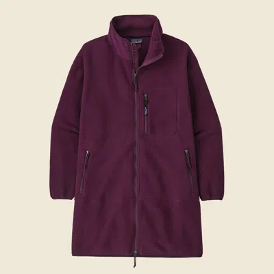 Patagonia Used Women's Synchilla® Coat In Night Plum In Purple